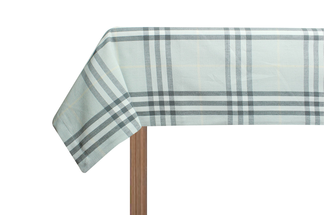 Cloudy Check Table Cloth (60*90 Inches) 1 Pc